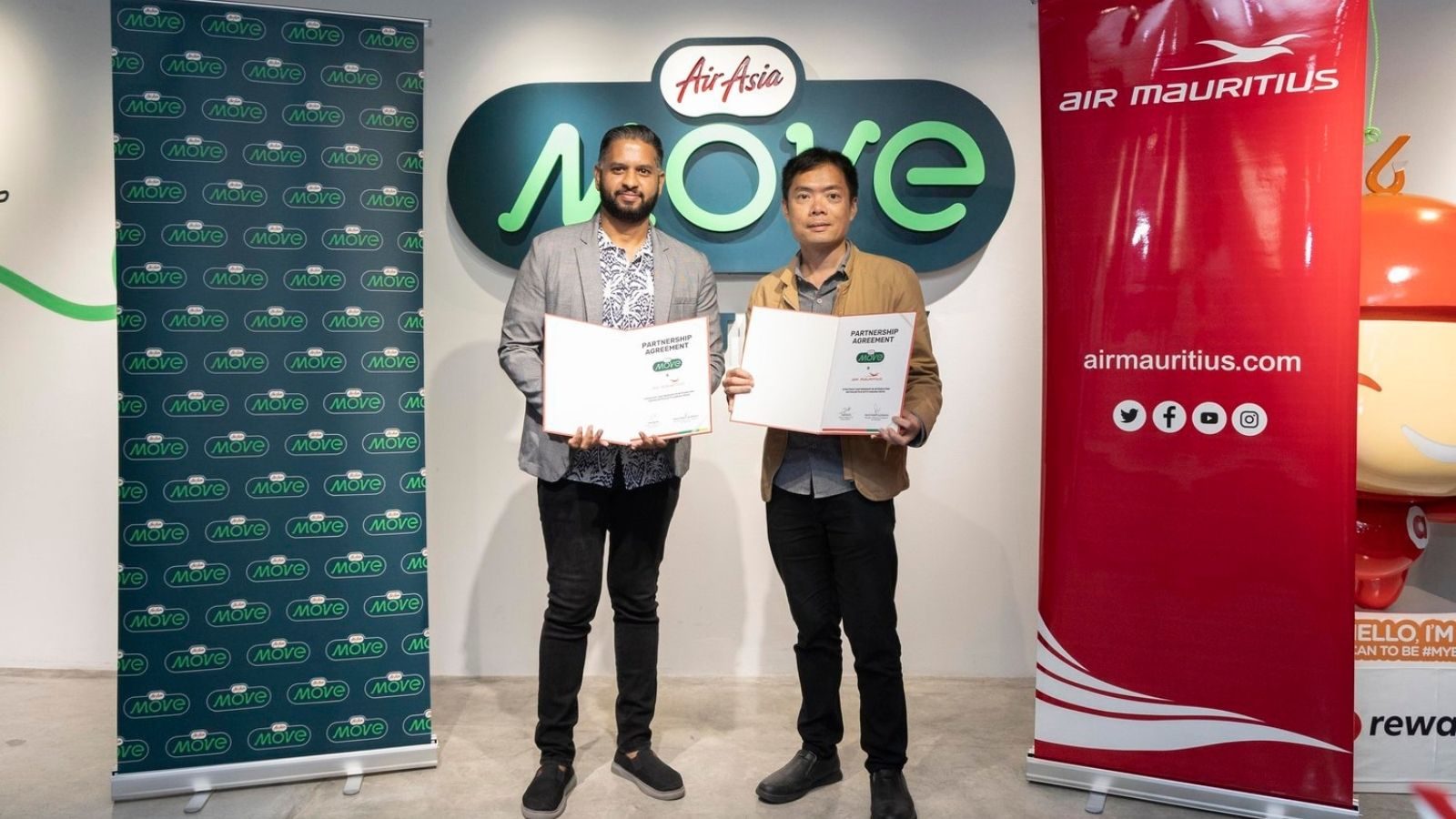 Air Mauritius rejoint AirAsia Move OTA